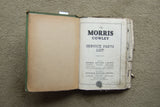 Morris Cowley Service Parts List First Issue