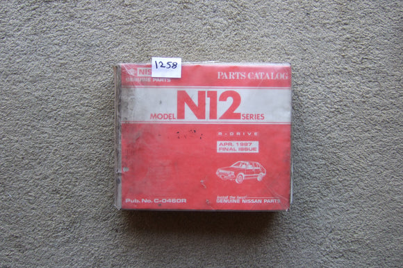 Nissan Model N12 Series R-Drive Parts Catalogue