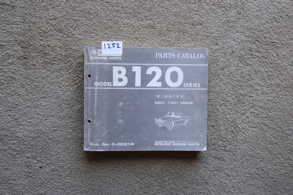 Nissan Model B120 Series R-Drive Parts Catalogue