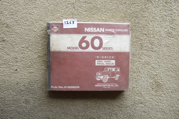 Nissan Model 60 Series R-Drive Parts Catalogue