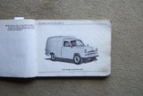 Morris Half Ton Van Series 3 Service Parts List