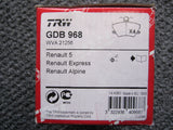 Renault 5, Express, Alpine, Brake Pads